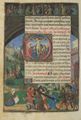 Unbekannter Buchmaler des Vatikans: Fragment aus einem Psalter mit Stundenbuch