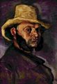 C�zanne, Paul: Mann mit dem Strohhut (Portr�t von Boyer)