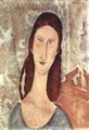 Modigliani, Amedeo: Portr�t der Jeanne H�buterne (II)