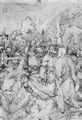 D�rer, Albrecht: Zeichnungsfolge der sog. »Gr�nen Passion«, Entwurf: Gefangennahme Christi