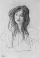 Klimt, Gustav: M�dchen mit langen Haaren