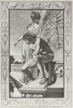 Klinger, Max: Opus V, �Amor und Psyche�, Venus zeigt Amor Psyche