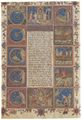 Unbekannter Buchmaler des Vatikans: Fragment aus dem ersten Band der Bibel des Matteo de Planisio