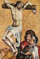 Campin, Robert: Der Sch�cher Gesinas am Kreuz, Fragment