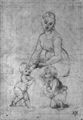Raffael: Die sch�ne G�rtnerin, Studie