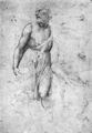 Raffael: Grablegung Christi, Studie, Studie nach Michelangelos Apostel Matth�us