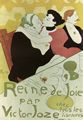 Toulouse-Lautrec, Henri de: Plakat zum Buch »Reine de Joie« von Victor Joze