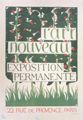 Vallotton, F�lix: Plakat f�r die Galerie »L'Art Nouveau«, Paris