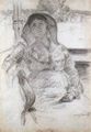Corinth, Lovis: Charlotte Berend-Corinth mit Hut