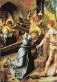 D�rer, Albrecht: Die sieben Schmerzen Mari�, Mitteltafel, Szene: die Kreuztragung