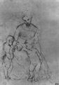 Raffael: Madonna mit dem Stieglitz, Studie