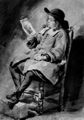 Eeckhout, Albert van der: Sitzender junger Mann, lesend