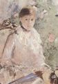 Morisot, Berthe: Sommer (Junge Frau am Fenster)