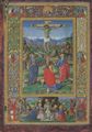Unbekannter Buchmaler des Vatikans: Fragment aus der Missale des Florentiner Baptisteriums