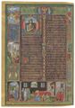 Unbekannter Buchmaler des Vatikans: Fragment aus der Missale des Florentiner Baptisteriums