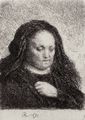Rembrandt Harmensz. van Rijn: Portr�t der Mutter, mit der Hand auf der Brust