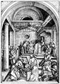 D�rer, Albrecht: Folge zum »Marienleben«, Szene: Christus und die Schriftgelehrten