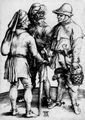 D�rer, Albrecht: Die drei Bauern im Gespr�ch