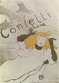 Toulouse-Lautrec, Henri de: Plakat »Konfetti«