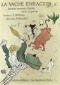 Toulouse-Lautrec, Henri de: Illustration zur Zeitschrift »La Vache enrag�e«, Frontispiz