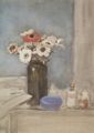 Steinlen, Theophile Alexandre: Stillleben mit Anemonen