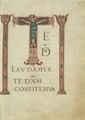 Unbekannter Buchmaler des Vatikans: Fragment aus einem Psalter