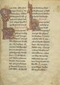 Unbekannter Buchmaler des Vatikans: Fragment aus dem »Martyrologium-Regula S. Benedicti«