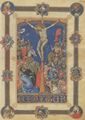 Unbekannter Buchmaler des Vatikans: Fragment aus der Missale des Kardinals Bertrand de Deux