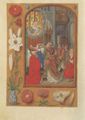 Unbekannter Buchmaler des Vatikans: Fragment aus einem dreib�ndigem Stundenbuch