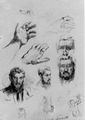 Corinth, Lovis: Studienblatt