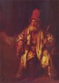 Rembrandt Harmensz. van Rijn: Alter Mann im Lehnstuhl
