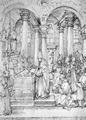 D�rer, Albrecht: Messe des Kardinals Albrecht von Brandenburg in der Stiftskirche in Halle