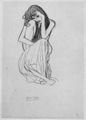 Klimt, Gustav: Kauernde von vorne