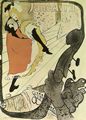 Toulouse-Lautrec, Henri de: Plakat »Jane Avril im Jardin de Paris«