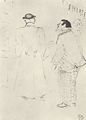 Toulouse-Lautrec, Henri de: Der erste Verk�ufer bei Jourdan et Brown (Modehaus)