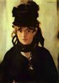 Manet, Edouard: Portr�t der Berthe Morisot mit dem Veilchenstrau�