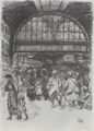 Steinlen, Theophile Alexandre: Im Bahnhof