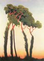 Vallotton, F�lix: F�nf B�ume