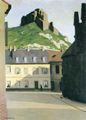 Vallotton, F�lix: Platz in Les Andelys