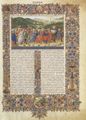 Unbekannter Buchmaler des Vatikans: Fragment aus der Bibel des Federigo da Montefeltro