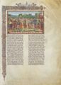 Unbekannter Buchmaler des Vatikans: Fragment aus der Bibel des Federigo da Montefeltro