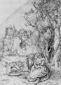 Altdorfer, Albrecht: Landschaft mit Liebespaar