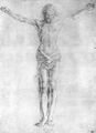 D�rer, Albrecht: Studie zur »Gro�en Kreuzigung«: Christus am Kreuz