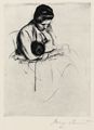 Cassatt, Mary: Mutter, ihr Kind stillend