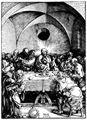 D�rer, Albrecht: Folge der »Gro�en Passion«, Szene: Das Letzte Abendmahl