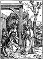 D�rer, Albrecht: Folge zum »Marienleben«, Szene: Der Abschied Christi von seiner Mutter