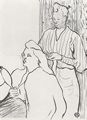 Toulouse-Lautrec, Henri de: Illustration f�r das Programmheft des Theaterst�ckes »Une Faillite«