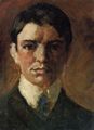 Macke, August: Selnstbildnis