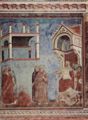 Giotto di Bondone: Fresken in der Kirche San Francesco in Assisi, Szene: Die Feuerprobe vor dem Sultan