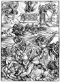 D�rer, Albrecht: Illustration zur »Apokalypse«, Szene: Die vier Euphratengel